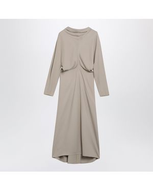 TOTEME Fawn Slouch Waist Long Dress - Natural