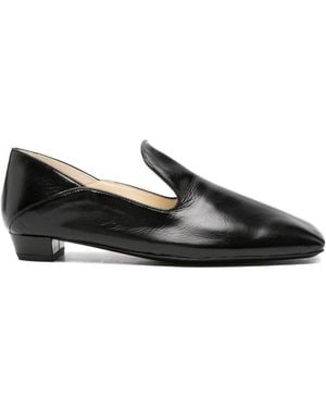 Phoebe Philo Leather Slippers - Black