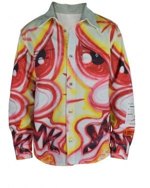 Heron Preston Multicolored Denim Jacket