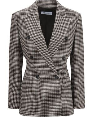 Max Mara Eccelso Double-Breasted Blazer - Black