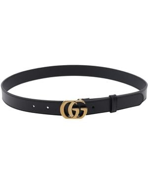 Gucci Gg Marmont Belt - Blue