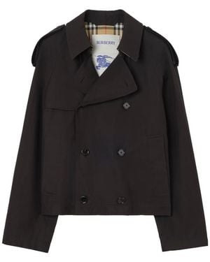 Burberry Coats - Black