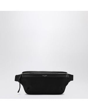 Saint Laurent Canvas Crossbody Bag - Black