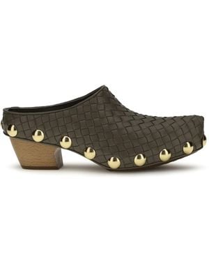 Bottega Veneta Gondola Mules - Gray