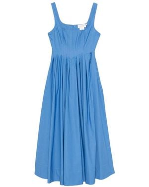 Sportmax Cotton Long Dress - Blue