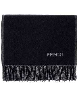 Fendi Wool Logo - Black