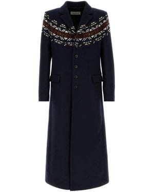Dries Van Noten Wool Blend Coat - Black