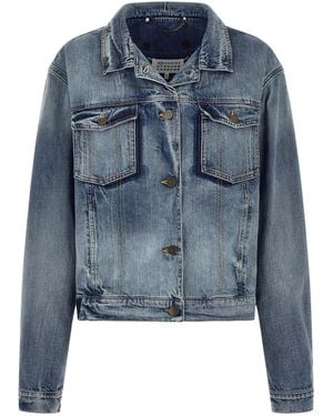 Maison Margiela 'Folded Collar' Jacket - Blue