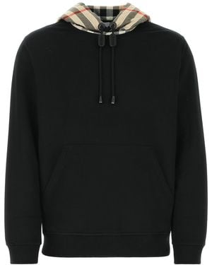 Burberry Cotton Sweatshirt - Black