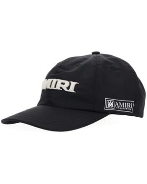 Amiri Baseball Cap With With Logo Lettering Embroidery - Blue