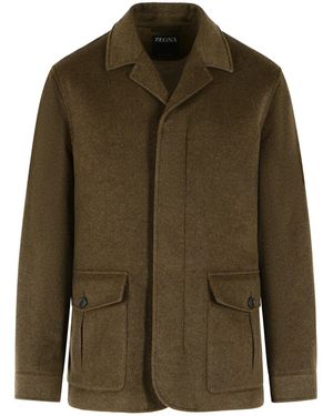 ZEGNA 'Elements Oasi' Cashmere Jacket - Green