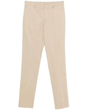 Etro "Roma" Flat Front Trouser - Natural