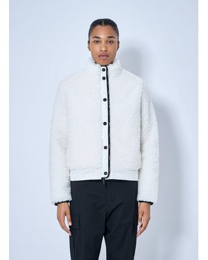 Moncler Diamond-Quilted Padded Cardigan - White