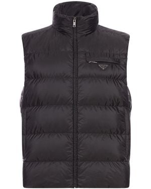 Prada Padded Feather Jacket - Black