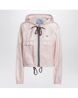Prada Alabaster Renylon Jacket - Pink