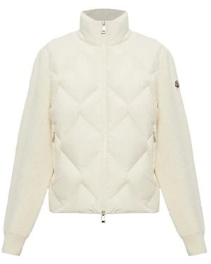 Moncler Neutrals Jackets - White