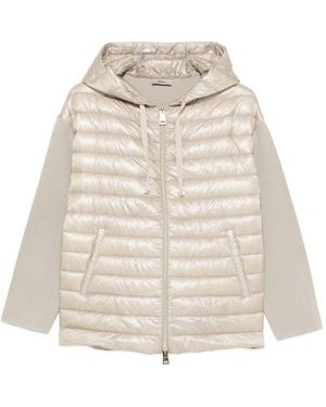 Herno Cotton And Nylon Down Jacket - Natural