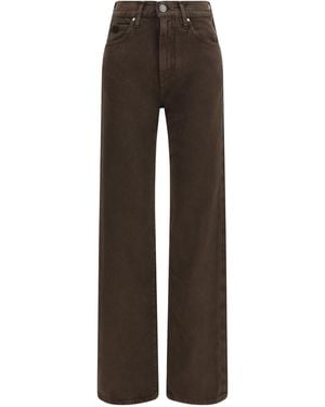 Jacob Cohen High-Rise Straight-Leg Jeans - Brown