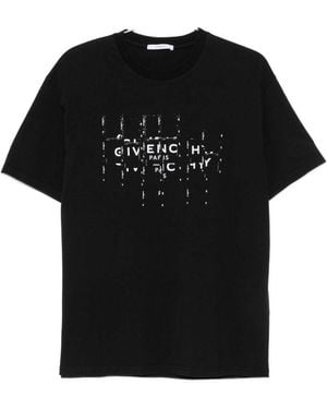 Givenchy Logo Cotton T-Shirt - Black