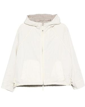 Yves Salomon Neutrals Jackets - White
