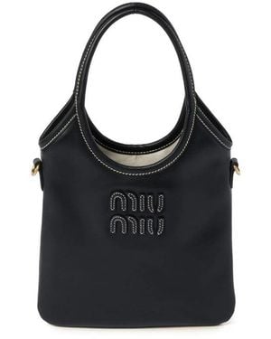 Miu Miu Tote Bags - Black