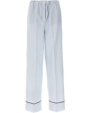 Prada Cotton Casual Pants - White