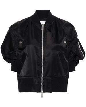 Sacai Nylon Bomber Jacket - Black