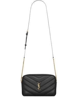 Saint Laurent Loulou Camera Bag - White