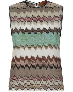 Missoni Zig Zag Tank Top - Gray
