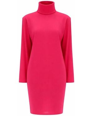 Saint Laurent Structured Shoulder Dress
