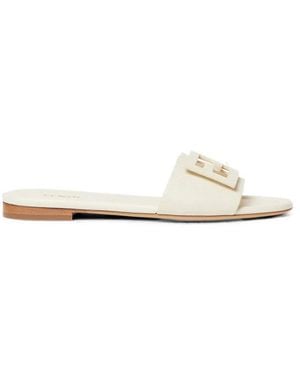 Fendi Neutrals Shoes - White