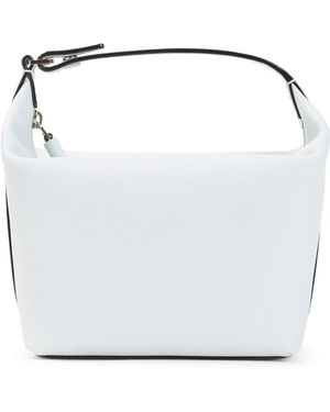 Valextra Mochi Pouch Bag - White