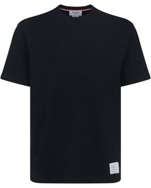 Thom Browne Cotton T-Shirt - Black
