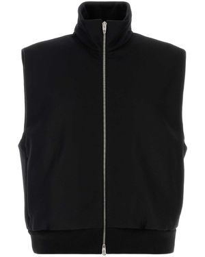 Jil Sander Wool Vest - Black