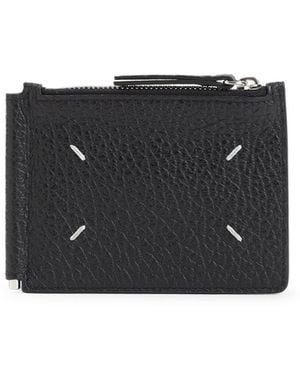 Maison Margiela 2 Pincer Slim Wallet - Black