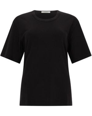 Lemaire Solid Crew Neck T-Shirt - Black