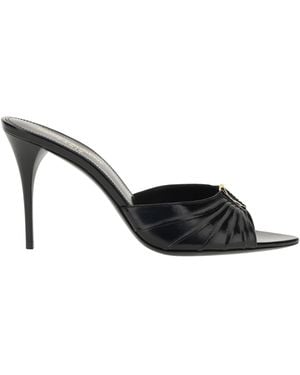 Saint Laurent Babylone Sandals - Black