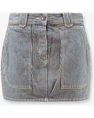 Isabel Marant Skirt Estera Cotton - Gray