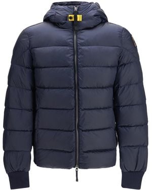 Parajumpers Puffer Jacket Pharrel With Hood - Blue