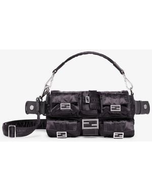 Fendi Multipocket Baguette Bag in Black Lyst