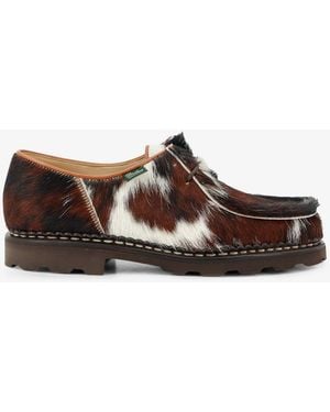 Paraboot Michael Ponyskin Lace-Up - White