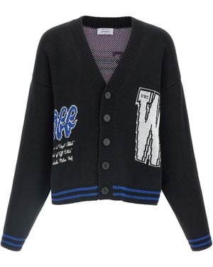 Off-White c/o Virgil Abloh 'Glide Diag' Cardigan - Black