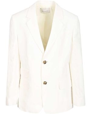 Ami Paris Ami Single-Breasted Jacket - Natural