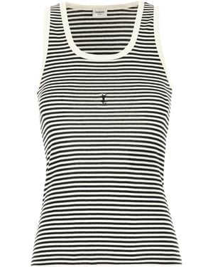 Saint Laurent Clothing Tops - Black
