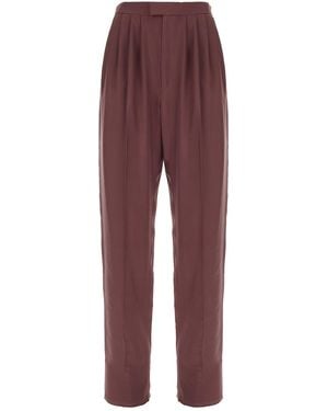 Saint Laurent Clothing Pants - Red