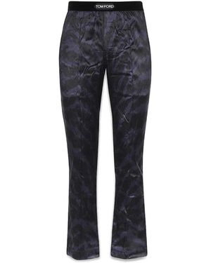 Tom Ford Silk Pants - Blue