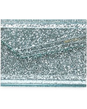 Jimmy Choo Aqua Candy Clutch - Blue