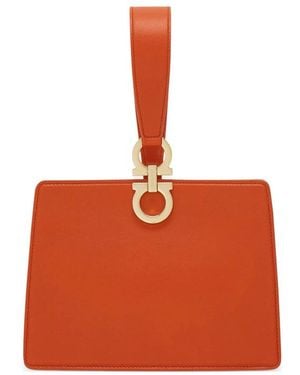 Ferragamo Clutch Bags - Orange
