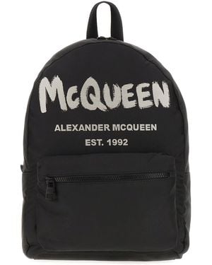 McQueen Bags Backpacks - Black