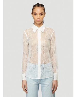 Our Legacy 70Â€S Line Lace Shirt - White